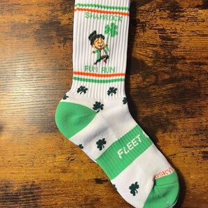 Big Skylines Saint Patrick’s Day Shamrock Socks NWOT